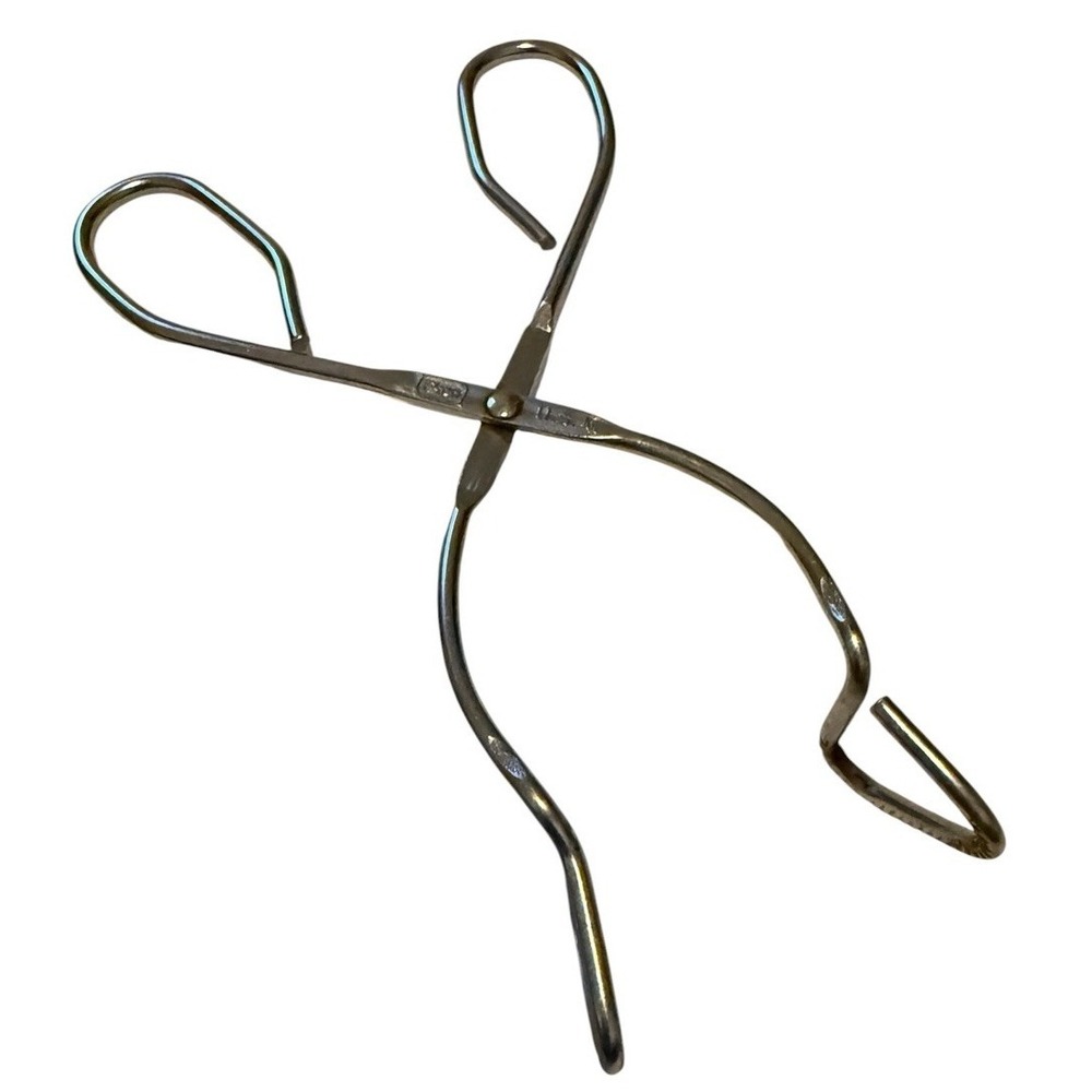 ECKO USA Kitchen Tongs Stainless Steel Cooking Grab Flip Utensil Vintage 8"